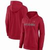 Sports Fan Shop * | Fanatics Women'S Branded Tampa Bay Buccaneers Checklist Crossover V-Neck Pullover Hoodie Red