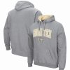 Sports Fan Shop * | Men'S Ga Tech Yellow Jackets Arch Logo 3.0 Pullover Hoodie Heathered Gray